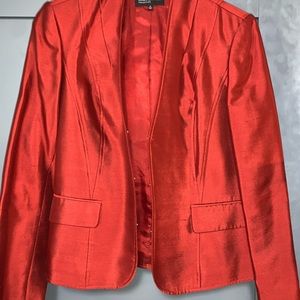 Jones NY vibrant red blazer - size 14